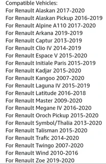 Renault Captur tyre pressure monitor sensors / TPMS