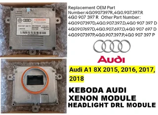 2015 - 18 Audi A1 Headlight Xenon DRL ballast module