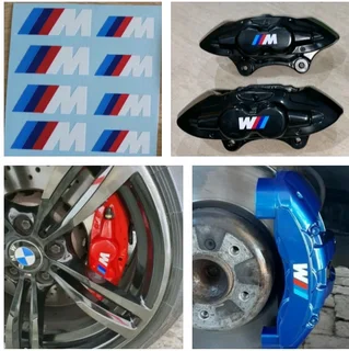 BMW M Logo brake caliper stickers decals vinyl graphics