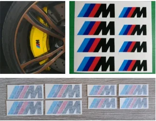 BMW M Logo brake caliper stickers decals vinyl graphics