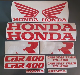 Honda NC23 1988 - 89 CBR 400R stickers decals vinyl graphics kits