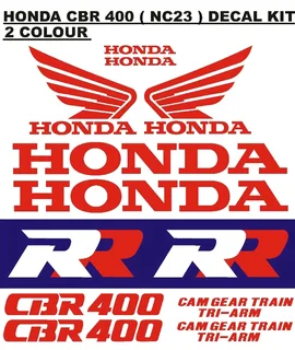 Honda NC23 1988 - 89 CBR 400R stickers decals vinyl graphics kits