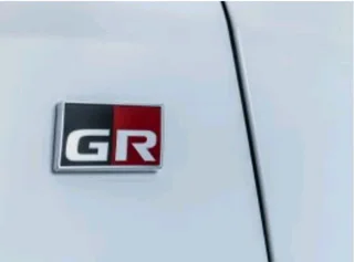 Toyota Gazoo GR side fender badges emblems stickers