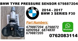 BMW F30 Sedan TPMS tyre pressure monitor sensors