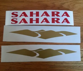 Jeep Wrangler JK side fender stickers decals