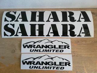 Wrangler JK Jeep side fender wing stickers decals