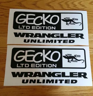 Wrangler JK Jeep side fender wing stickers decals