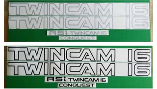 Toyota Twincam 16 RSI stickers decals graphics sets
