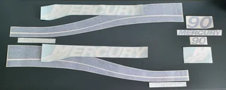 Mercury 90 Outboard motor stickers decals sets