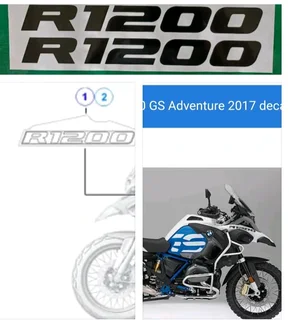 R1200 GS / LC beak stickers decals