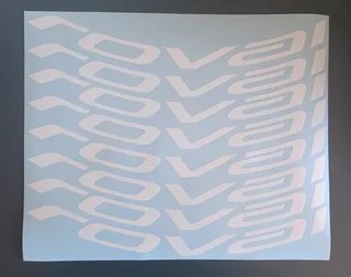 Roval bicycle wheel rim stickers decals sets