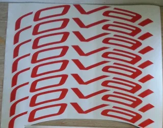 Roval bicycle wheel rim stickers decals sets