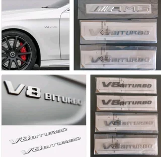 AMG mesh grille bolt on badge