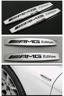 AMG mesh grille bolt on badge