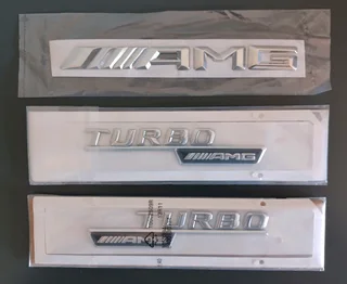 AMG mesh grille bolt on badge