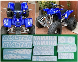 Yamaha Blaster 200 stickers decals graphics