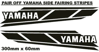 Yamaha side stripe stickers decals graphics