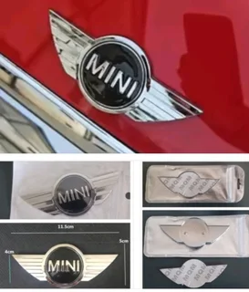 JCW / Mini Cooper front and back wing badges emblems