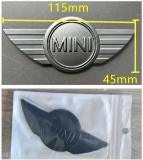 JCW / Mini Cooper front and back wing badges emblems