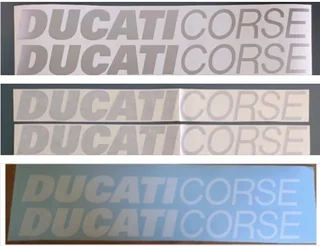 Ducati Corse side fairing stickers decals