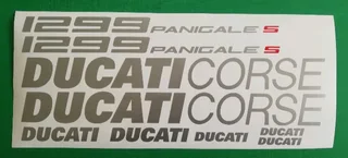 Ducati Corse side fairing stickers decals