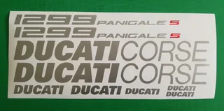 Ducati Corse side fairing stickers decals