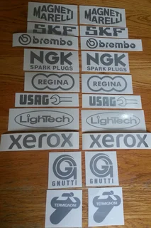 Ducati Corse side fairing stickers decals