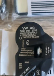 2017 - 22 VW Polo TPMS tyre pressure monitor sensors