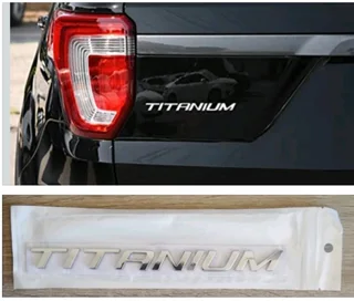 Ford Titanium badge emblem sticker