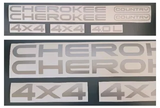 1997 / 98 Jeep Cherokee XJ decals stickers