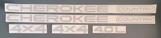 1997 / 98 Jeep Cherokee XJ decals stickers