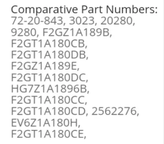 Ford Ranger TMS Tyre pressure monitor sensors