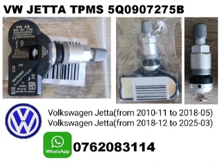 VW Jetta TPMS tyre pressure monitor sensors