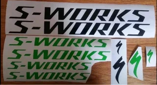 Specialized S Works frame and rim stickers decals vinyl graphics