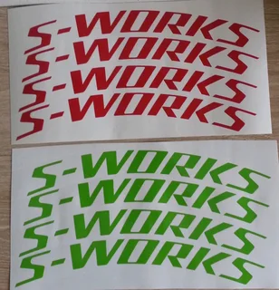 S Works bicycle frame stickers decals vinyl graphics