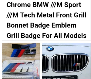 BMW X3 X5 Competition badges emblems