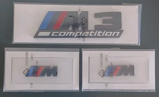 BMW X3 X5 Competition badges emblems