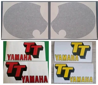 1979 Yamaha TT 500 decals stickers vinyl graphics