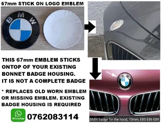 BMW Z4 E85 badges emblems stickers