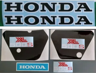1978 - 82 Honda XL 500S decals stickers graphics kits