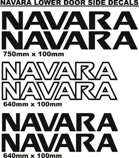 Nissan Navara stickers decals badges