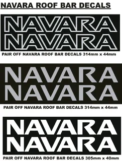 Nissan Navara decals stickers badges