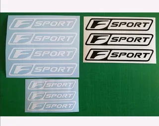 Lexus F Sport side fender badges emblems