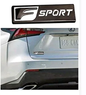 Lexus F Sport side fender badges emblems