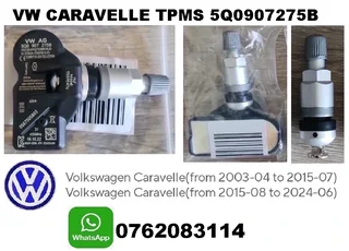 VW Caravelle TPMS tyre pressure monitor sensors and valves