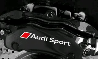 Audi Sport brake caliper decals stickers