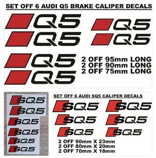 Audi Sport brake caliper decals stickers