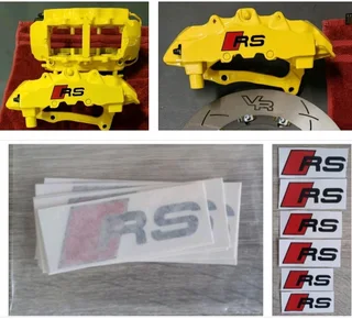 Audi Sport brake caliper decals stickers