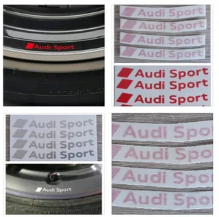 Audi Sport brake caliper decals stickers