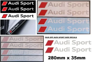 Audi Sport brake caliper decals stickers
